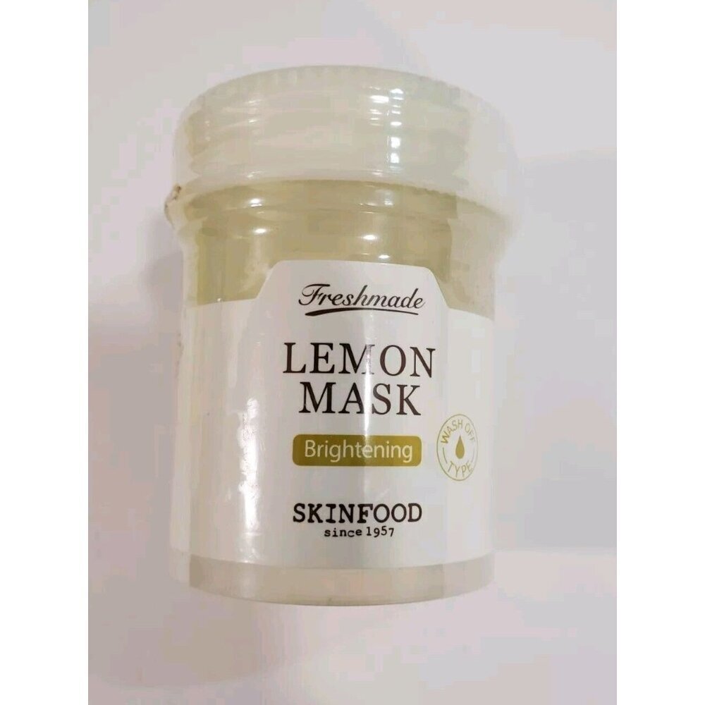 Skinfood Freshmade Lemon Mask North American Brightening 3.04 Fl. Oz New